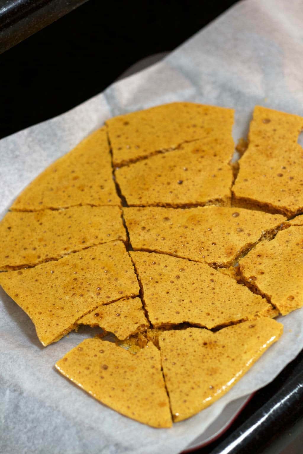 How to make Honeycomb Crunchies! #vegan #lovingitvegan