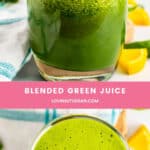 Blended Green Juice