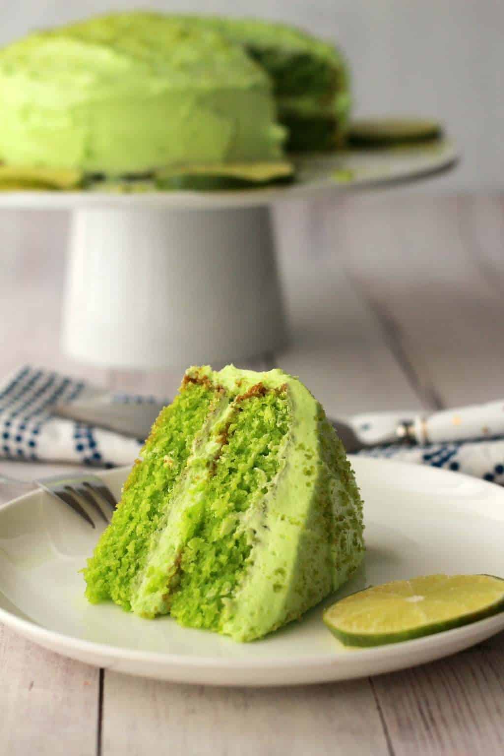 Vegan Key Lime Cake #vegan #lovingitvegan #vegancakes #dessert #keylime
