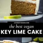 Vegan Key Lime Cake