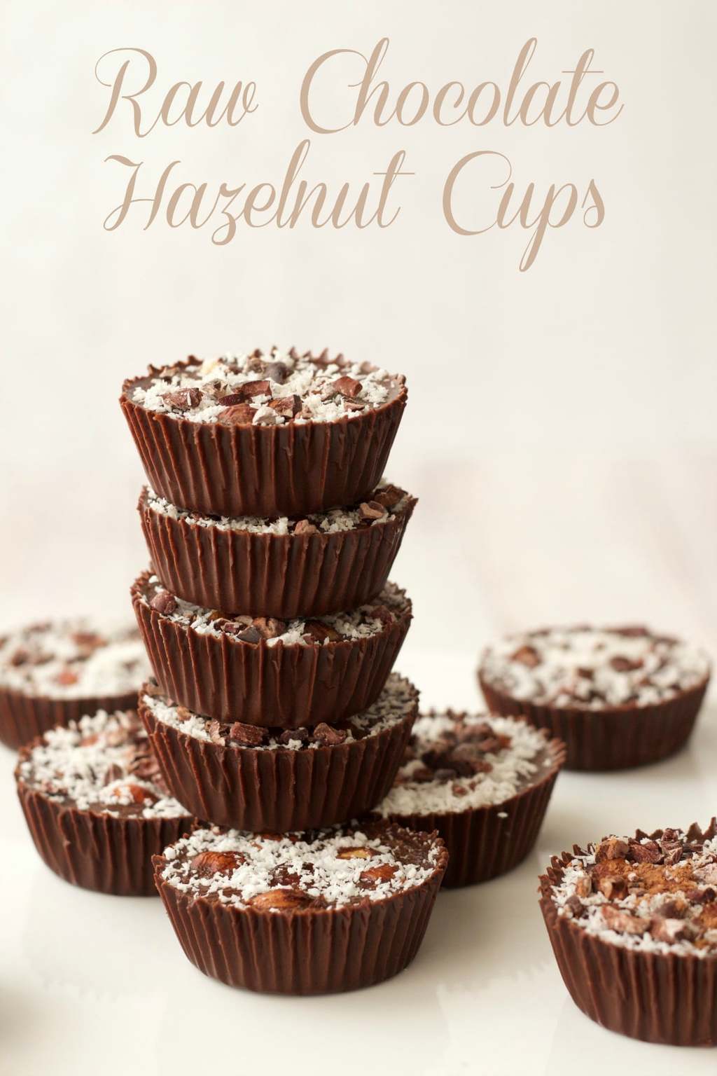 Raw Chocolate Hazelnut Cups #vegan #lovingitvegan #raw #rawvegan #chocolate #dessert #glutenfree #dairyfree