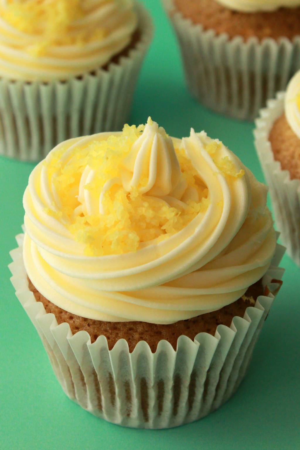 Vegan Lemon Cupcakes (Moist And Perfect!)