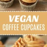 Vegan coffee cupcakes