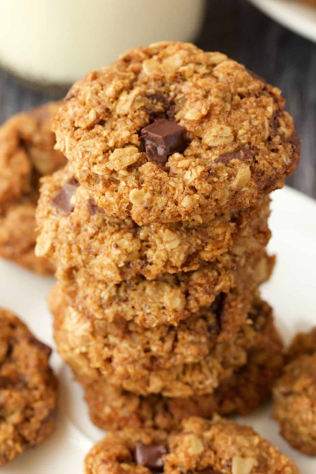 Vegan Oatmeal Chocolate Chip Cookies Recipe With Video