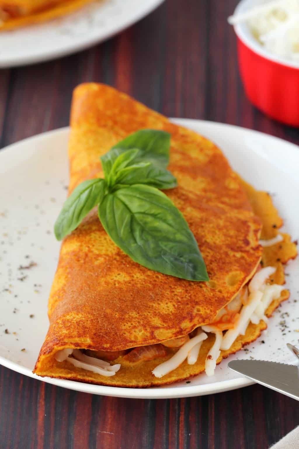 Vegan Omelette – Light Fluffy And Super Easy!