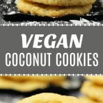 Vegan coconut cookies