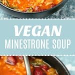 Vegan minestrone soup
