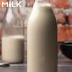 La leche de almendras casera