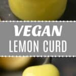 Vegan lemon curd