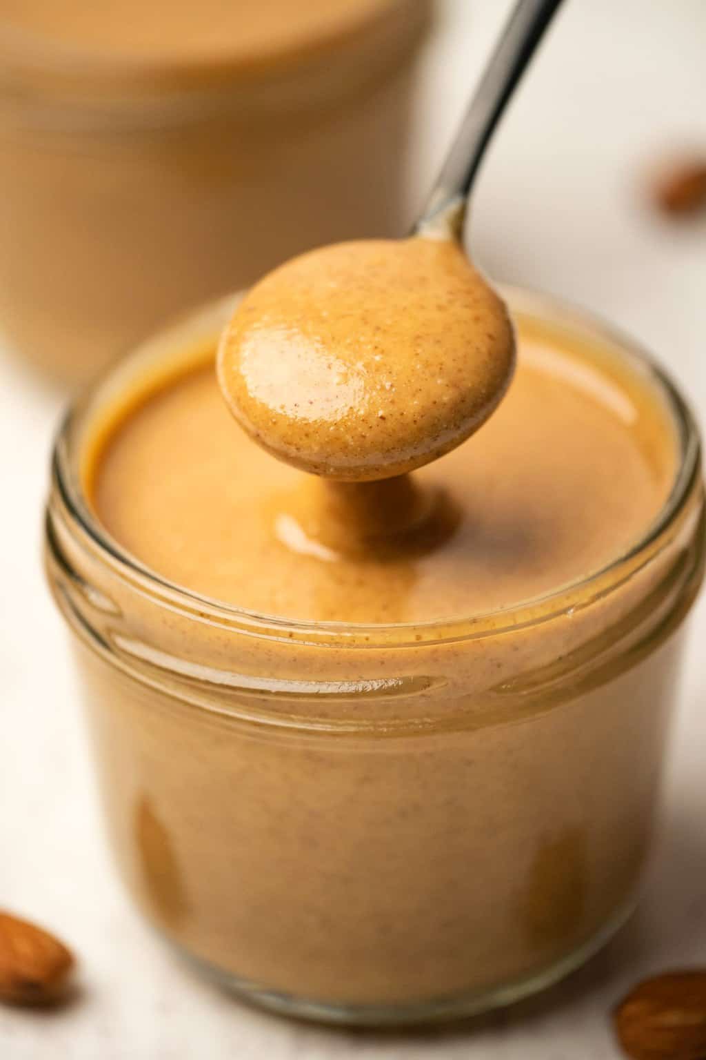 Spoonful of almond butter. 