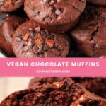 Vegan chocolade Muffins