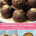 Vegan peanut butter balls