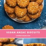 Vegan Anzac Biscuits