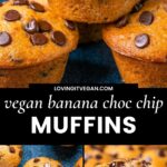 Vegan Banana Chocolate Chip Muffins