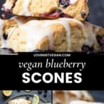 Vegan Blueberry Scones