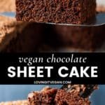 Vegan Chocolate Sheet Cake