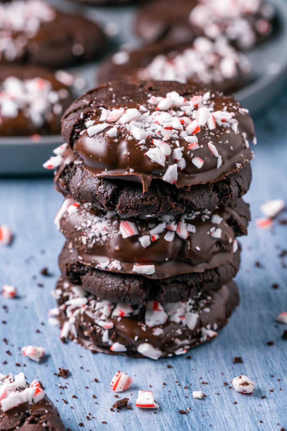 Vegan Chocolate Peppermint Cookies
