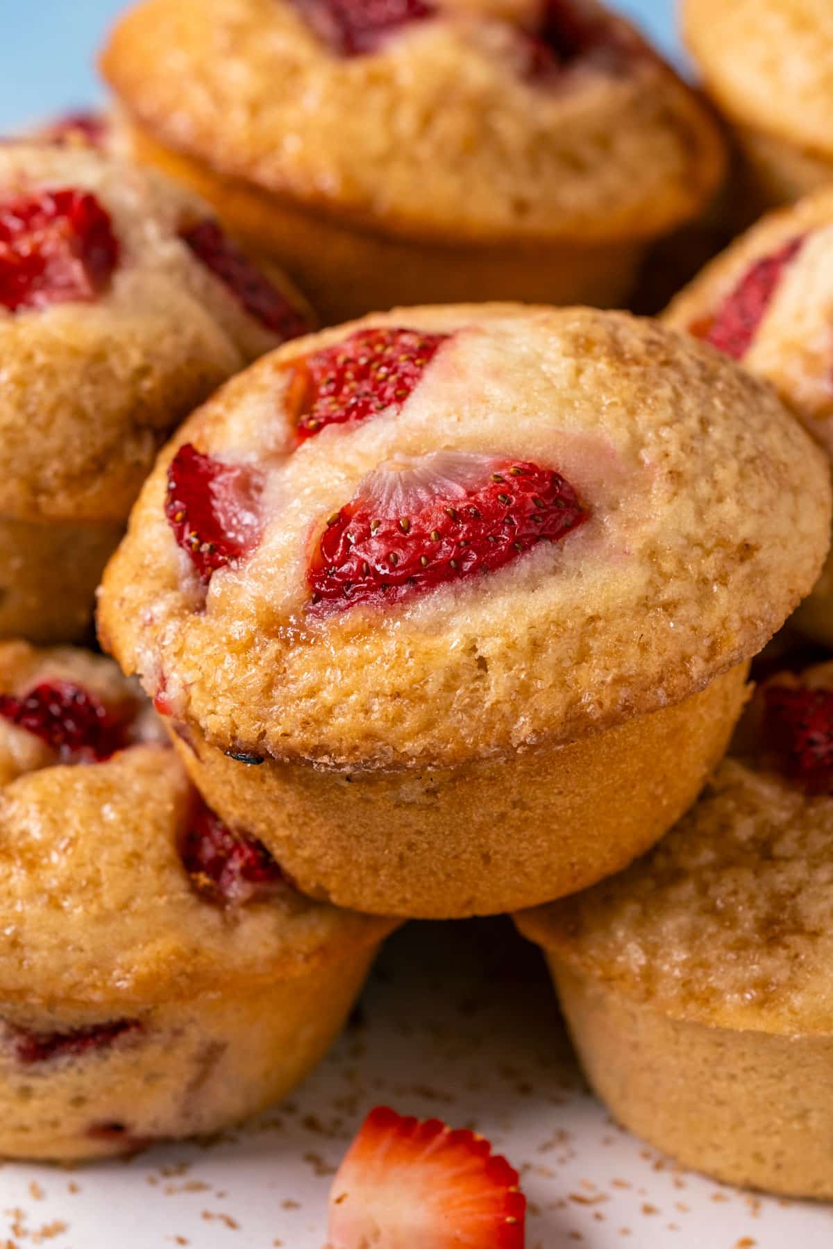 Vegan Strawberry Muffins - Loving It Vegan